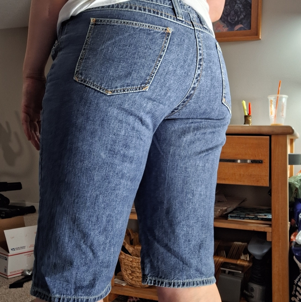 90s jorts Faded Glory denim size 18 "missy"
